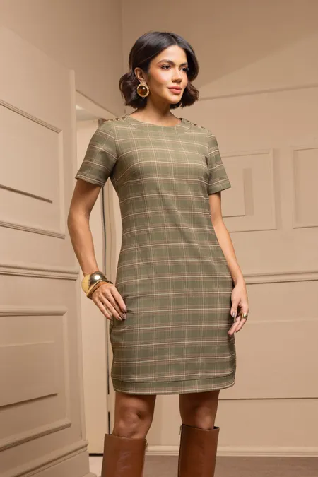 Vestido Feminino Doris em Alfaiataria Premium