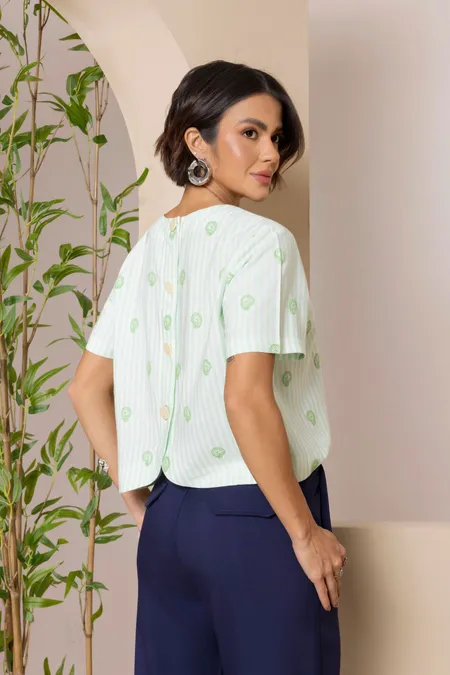 Blusa Feminina Meire Listrada